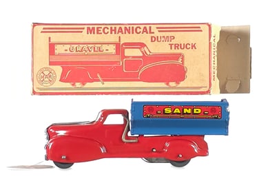 Marx 1950's Mechanical Dump Truck Mint Boxed