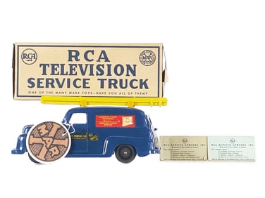 Marx R.C.A Television Service Truck 1948 Boxed