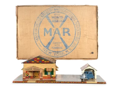 Marx ca. 1940s Hollywood Bungalow Boxed