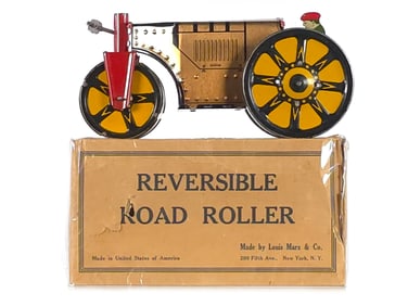 Marx 1930s Reversible Road Roller Mint Boxed
