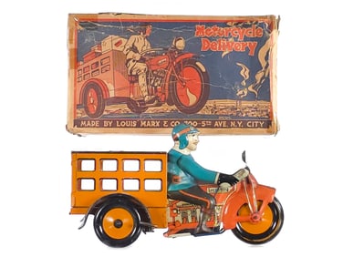 Marx Speed Boy Delivery 1930s Near Mint Boxed