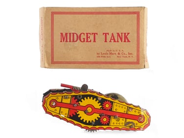1941 Marx Midget Tank Boxed