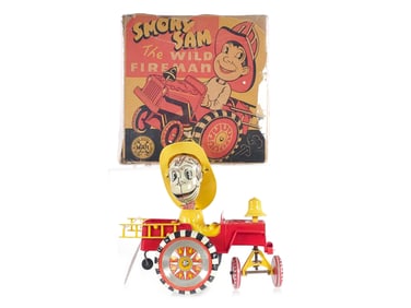 Marx 1950s Smokey Sam the Wild Fireman The American Version Boxed