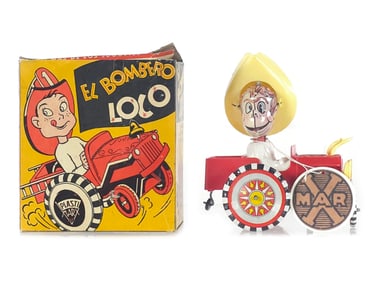 1950s Plastimarx (Marx Mexico) Sheriff Sam the Crazy Cowboy Rare Version Boxed