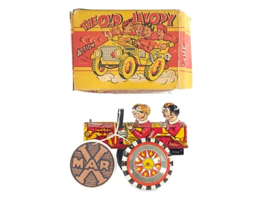 1950 Marx The Old Jalopy aka College Boys Car Version No. 3 Boxed