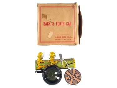 Rare Version "Back & Forth Car" aka Jumping Jeep – Variation, Boxed
