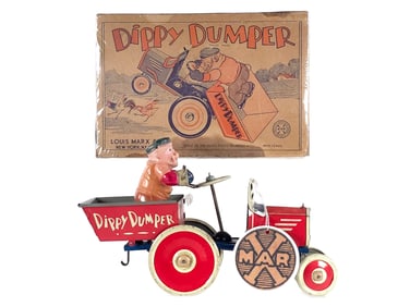 Marx 1940 Dippy Dumper-Brutus Driver Boxed