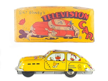 Marx Walt Disney’s Television Car Boxed