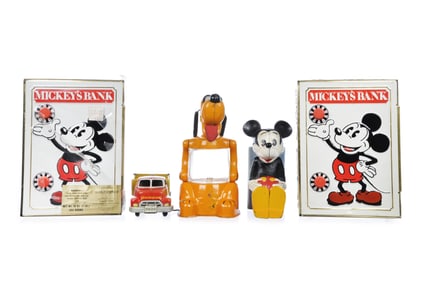 (5) Disney Toys & Banks Linemar, Fricke & Nacke