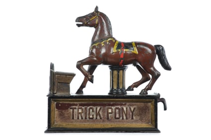 Shepard Hardware Co. Cast Iron Trick Pony Mechanical Bank