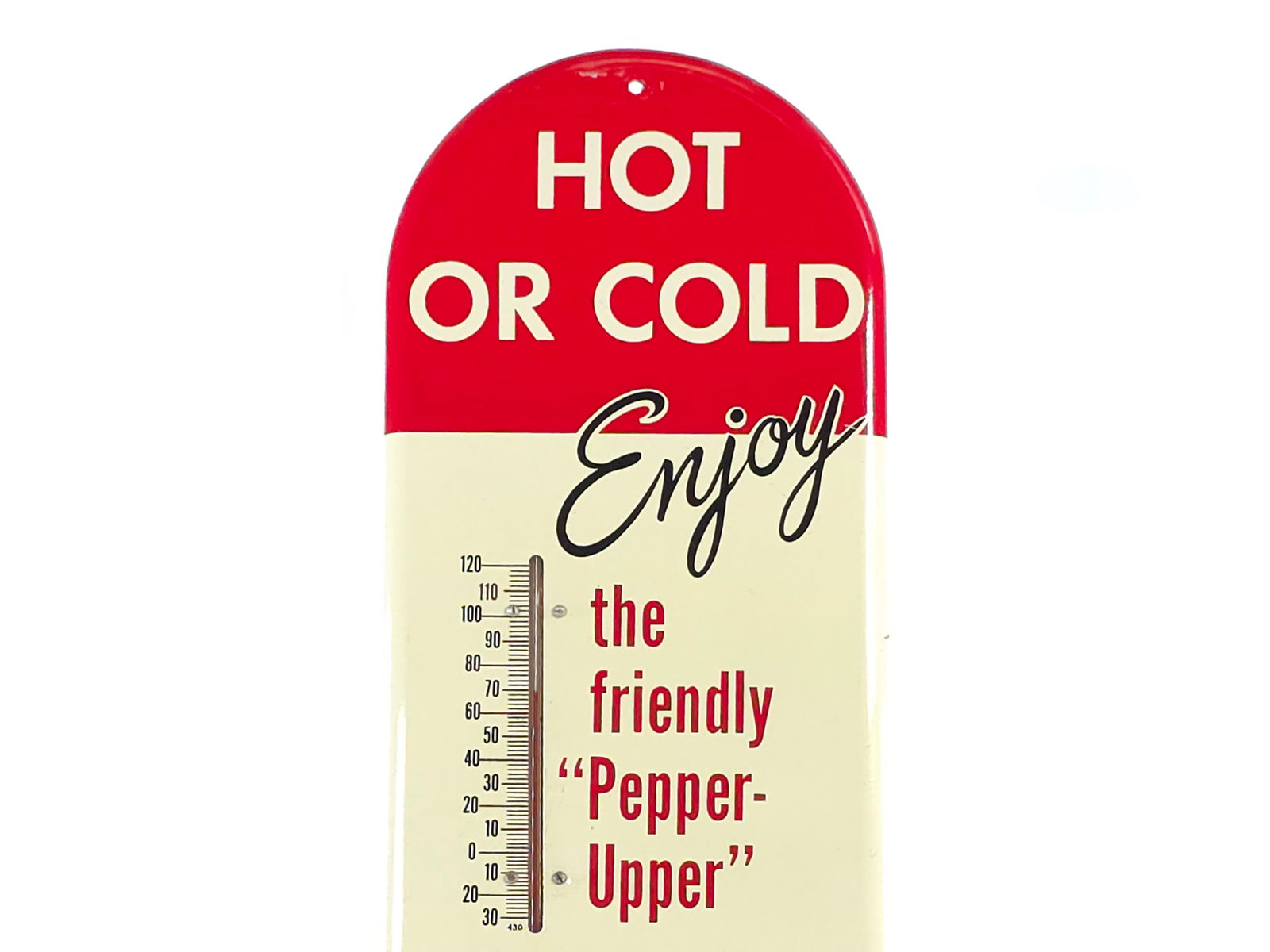 Dr Pepper Advertising Thermometer 16" - 2