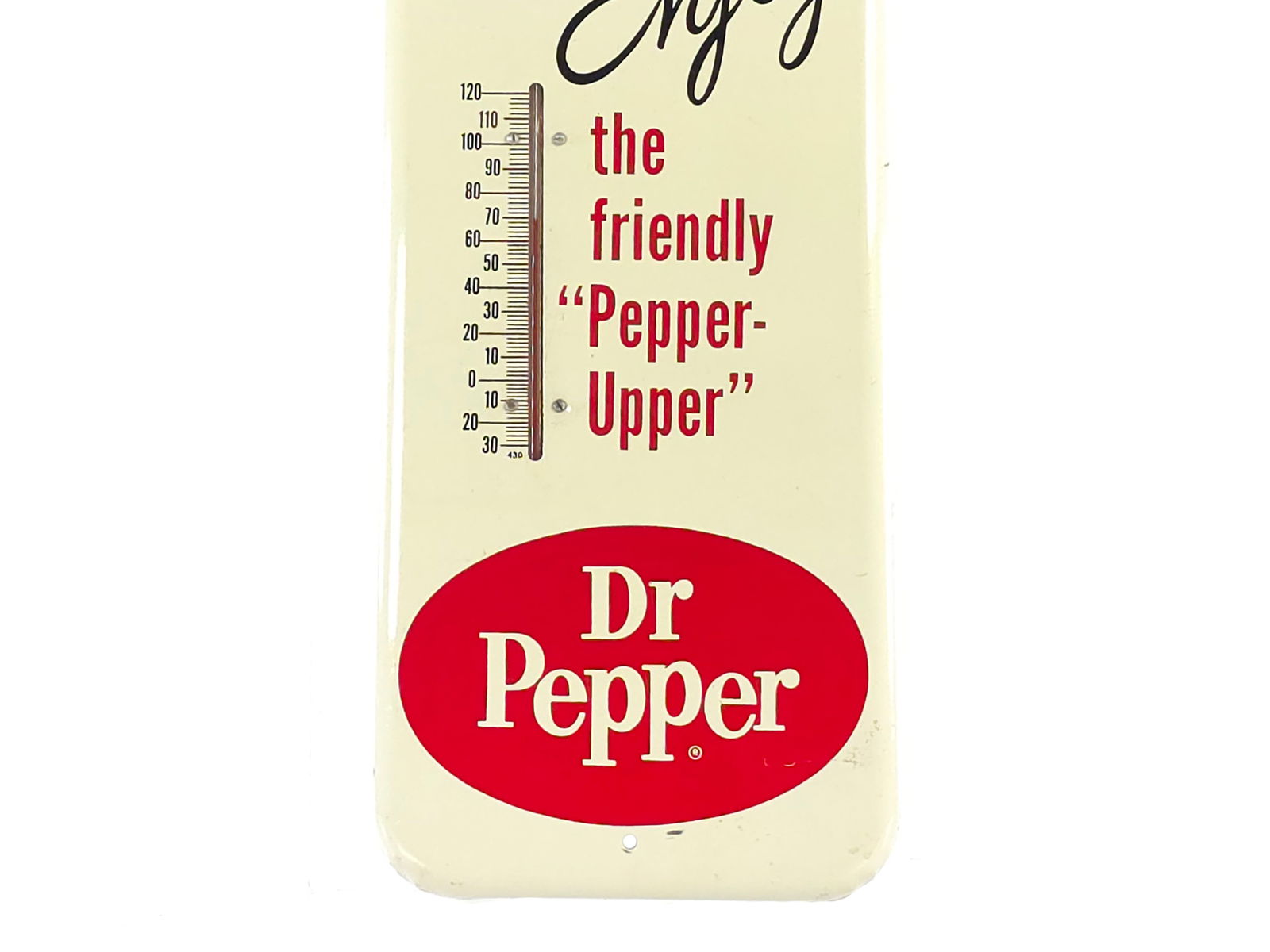 Dr Pepper Advertising Thermometer 16" - 3