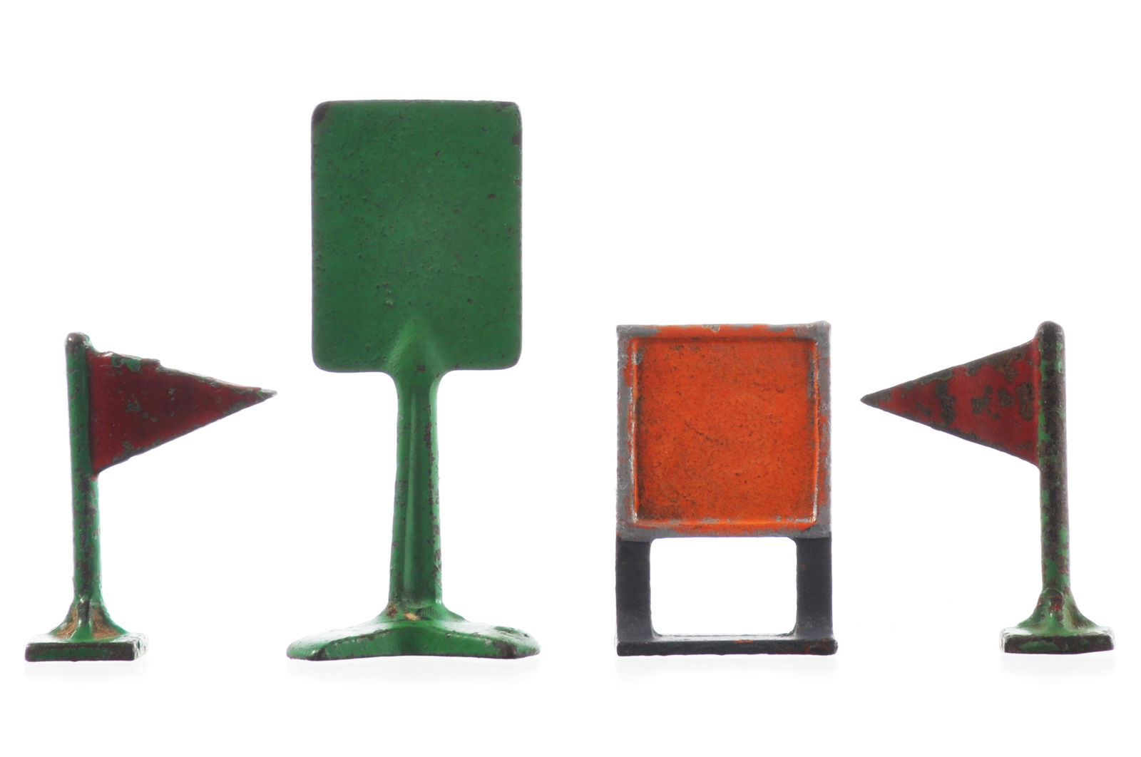 Arcade Cast Iron Construction Signs - 5