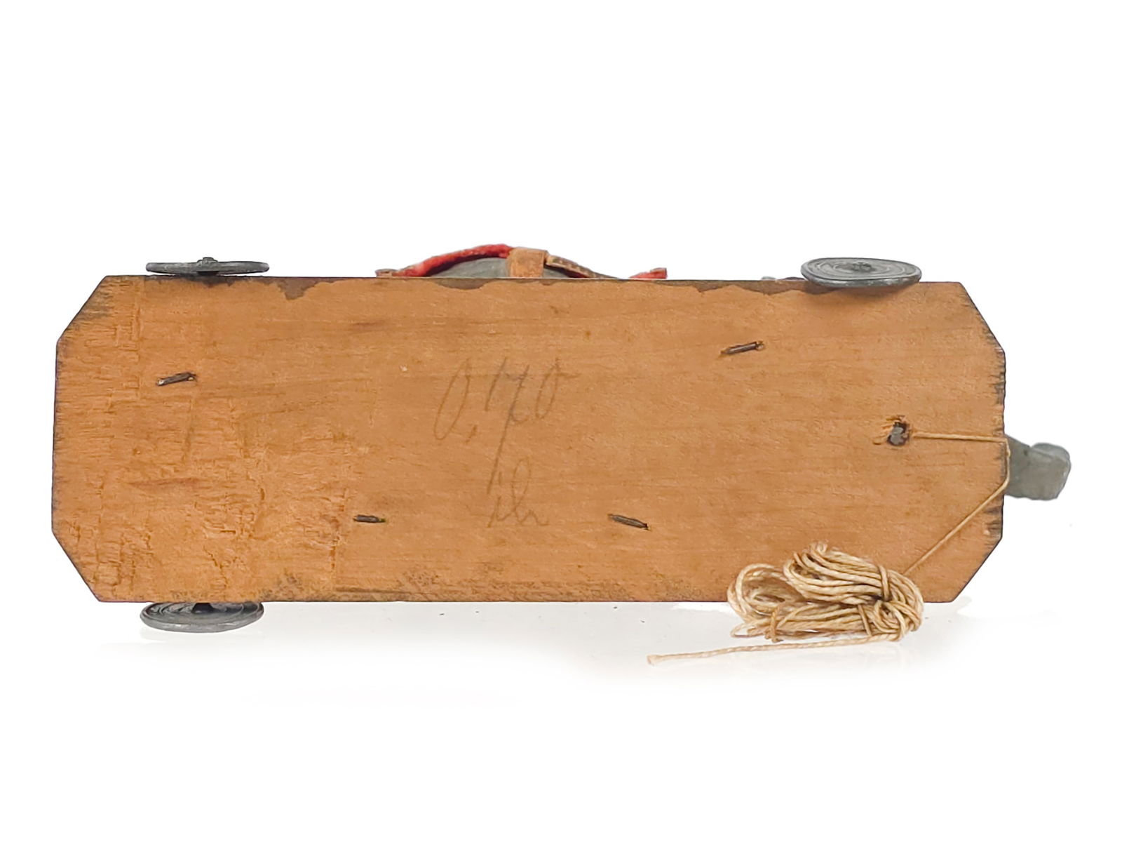 Composite Elephant on Platform Head Nodder Pull Toy - 6