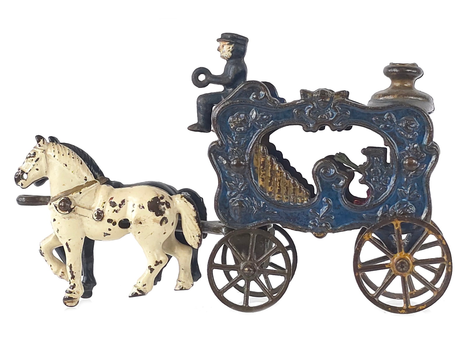 Hubley Reduced Size Calliope Cast Iron Pairing (1 of 6)