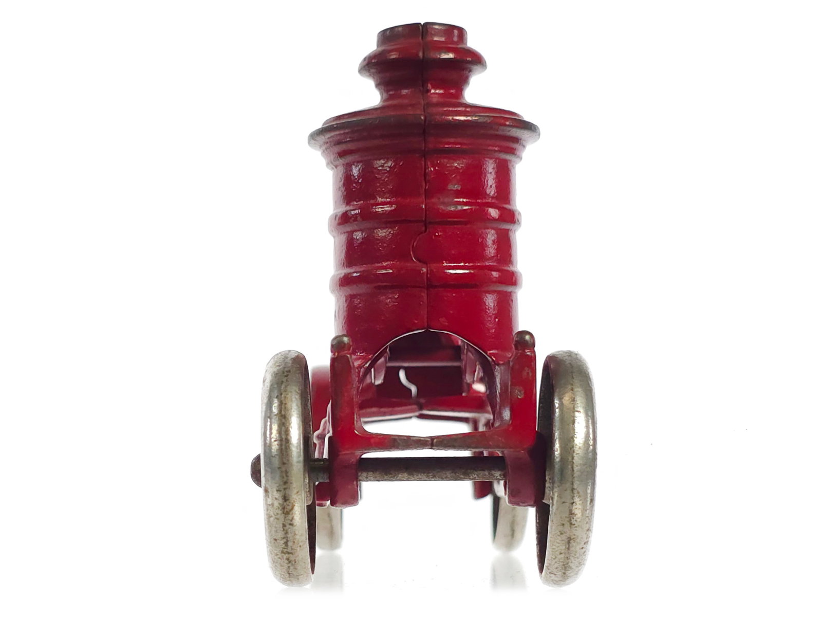 Pristine Red Kenton Cast Iron Fire Engine - 4