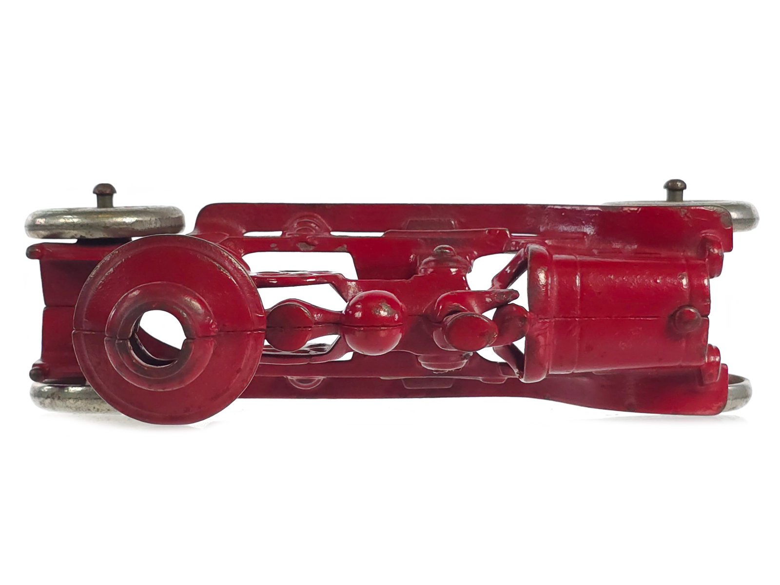 Pristine Red Kenton Cast Iron Fire Engine - 5