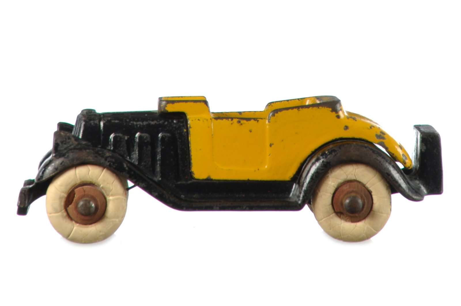 Hubley Top Down Take-A-Part Cast Iron Roadster (1 of 6)