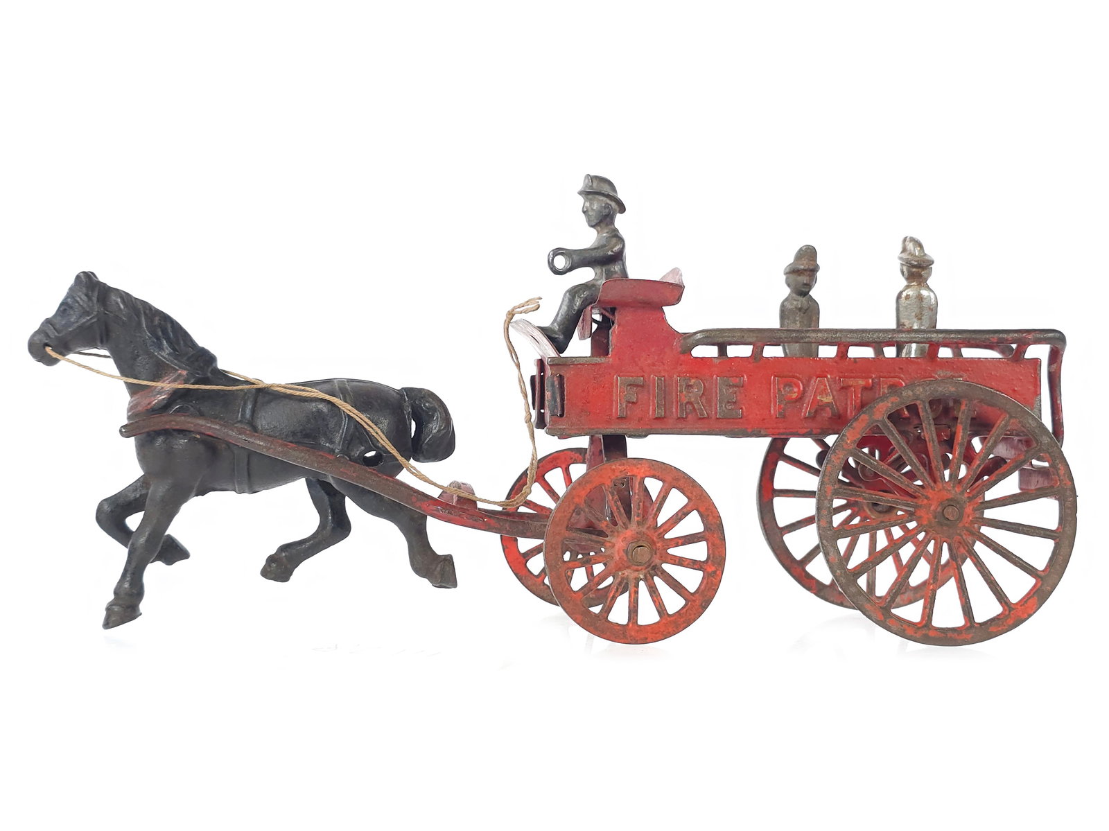 Hubley Ca. 1906 Fire Patrol No. 218 Cast Iron (1 of 6)