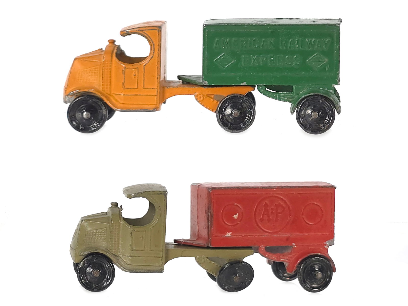 Tootsietoy A&P and Diecast American Railway Mack Trucks (1 of 8)