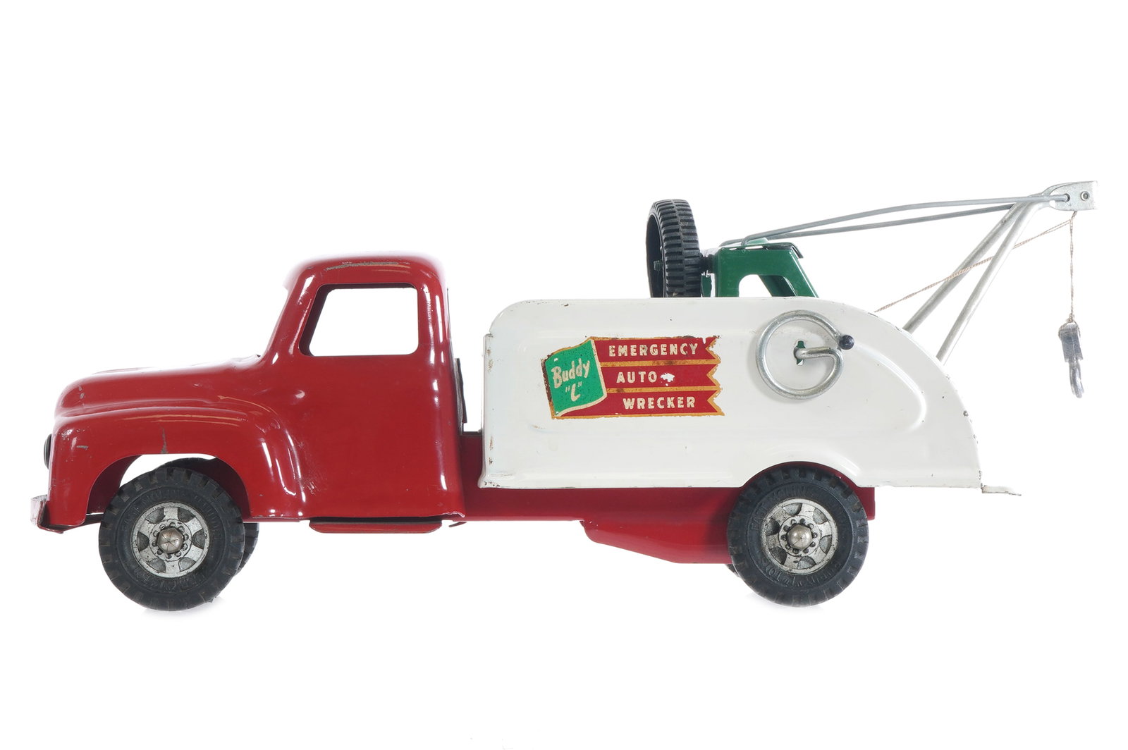 Buddy L Emergency Auto Wrecker Pressed Steel Truck (1 of 6)