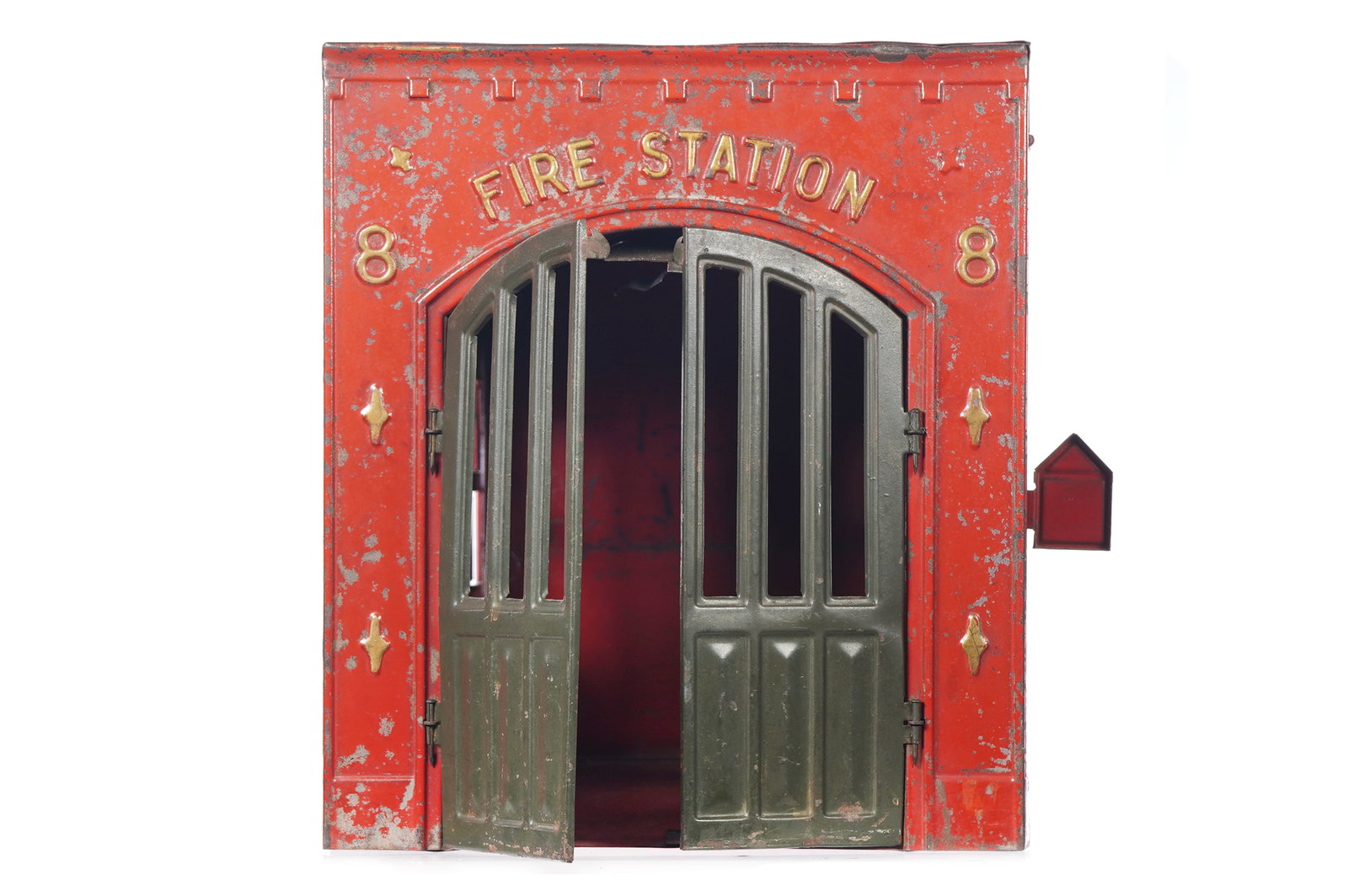 Kingsbury Fire Station No. 8 Steel Toy (1 of 6)