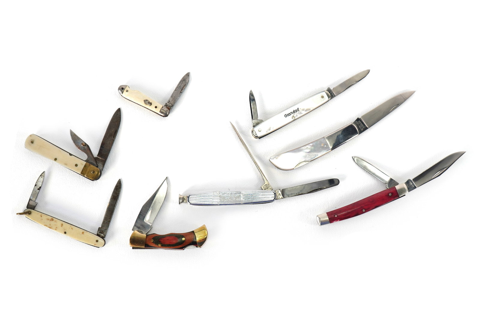 (8) Pocket Knives Richards/Grandad/Silver Knight/Imperial/Pioneer (1 of 4)