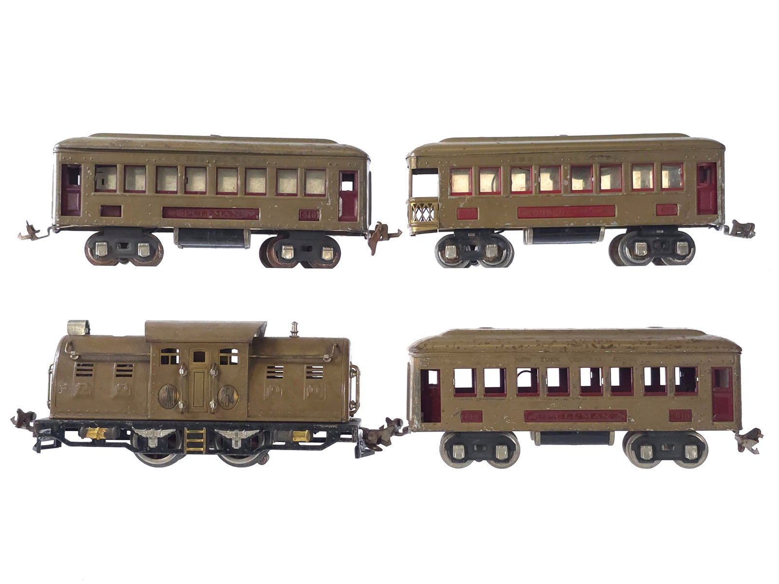 Lionel 254 Mojave Engine with Pullman & Observation Cars (1 of 4)