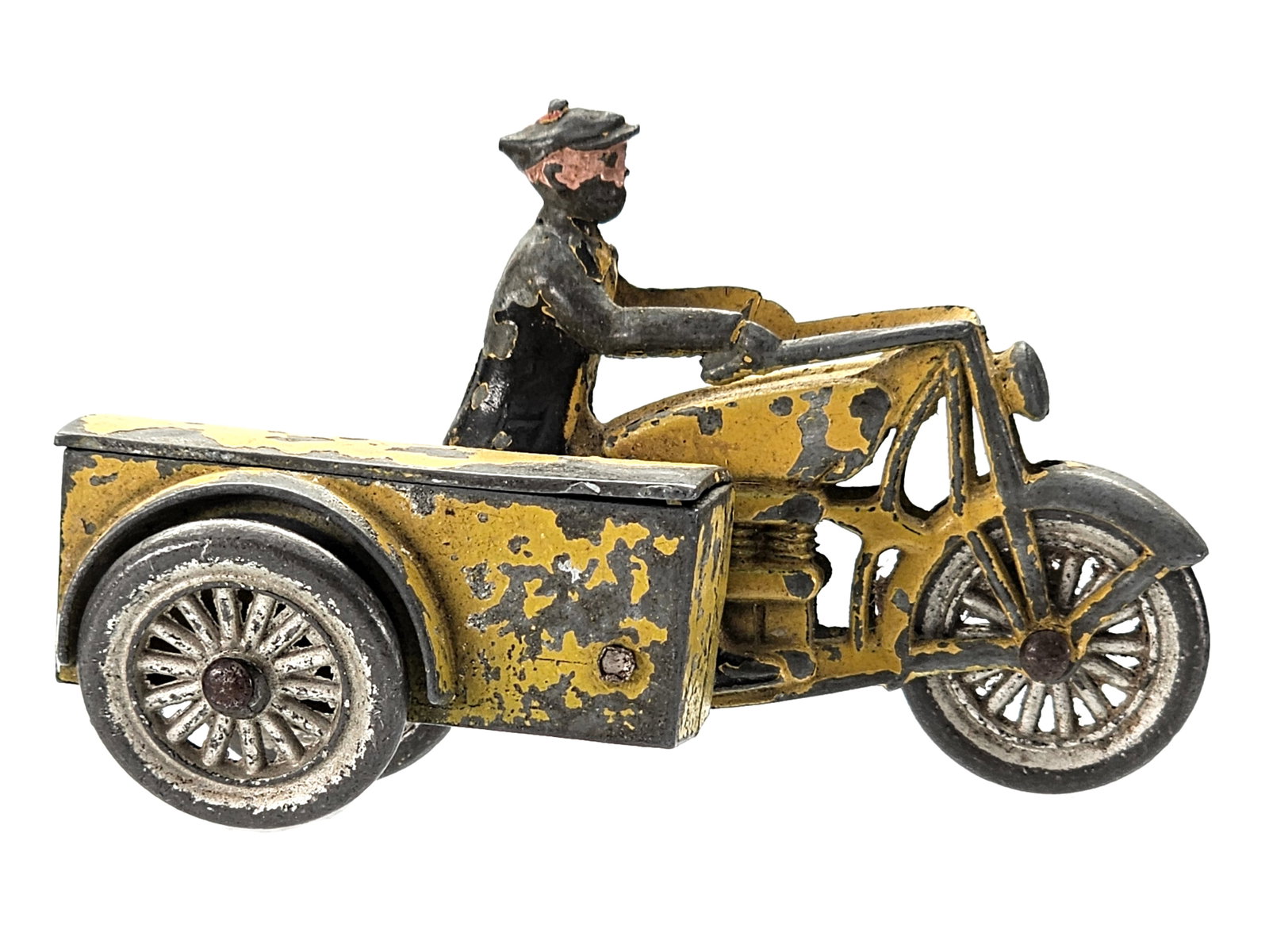 1933 Tootsietoy Smitty Motorcycle Delivery Cycle Bike No. 807 (1 of 6)