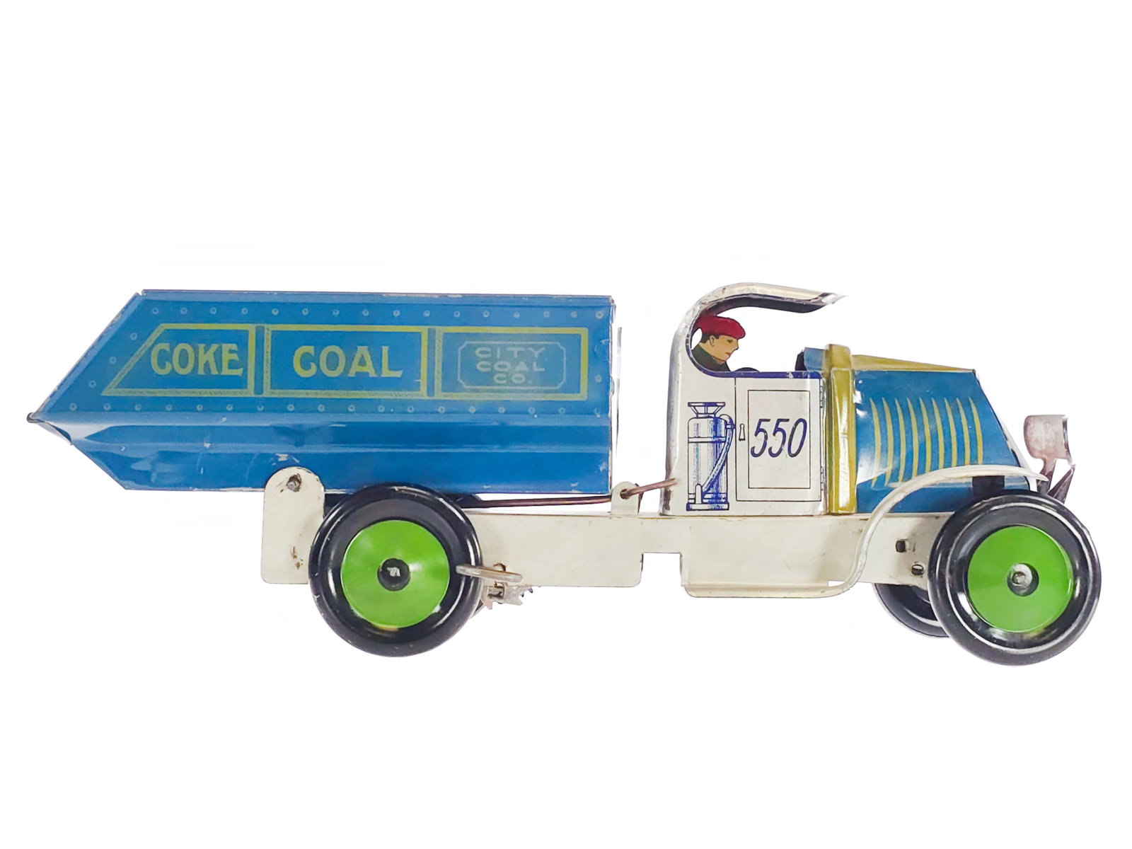 Marx Tin Litho Coal & Coke Dump Truck Windup (1 of 6)