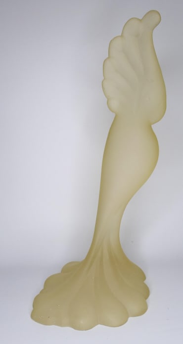 VINTAGE ACRYLIC COCKATOO 19" SCULPTURE (1 of 4)