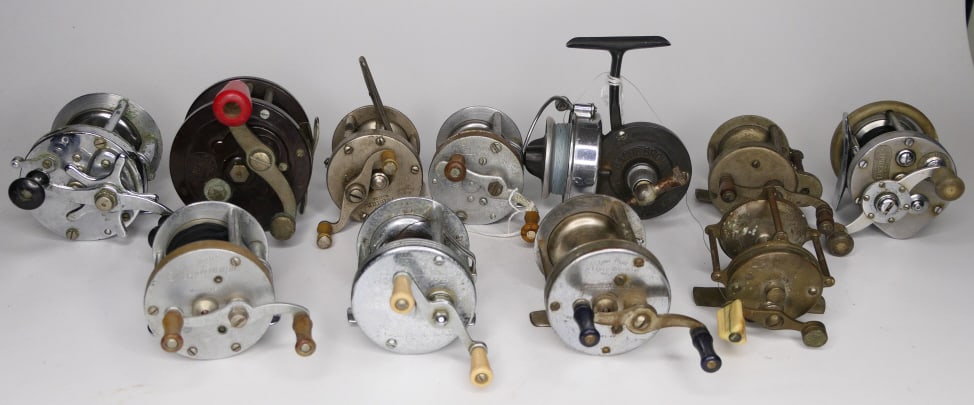 11 PC VINTAGE FISHING REELS (1 of 6)