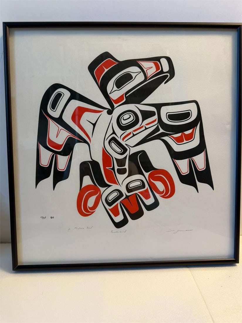 Native Art Thunderbird Printers Proof Don Yeomans (1 of 4)