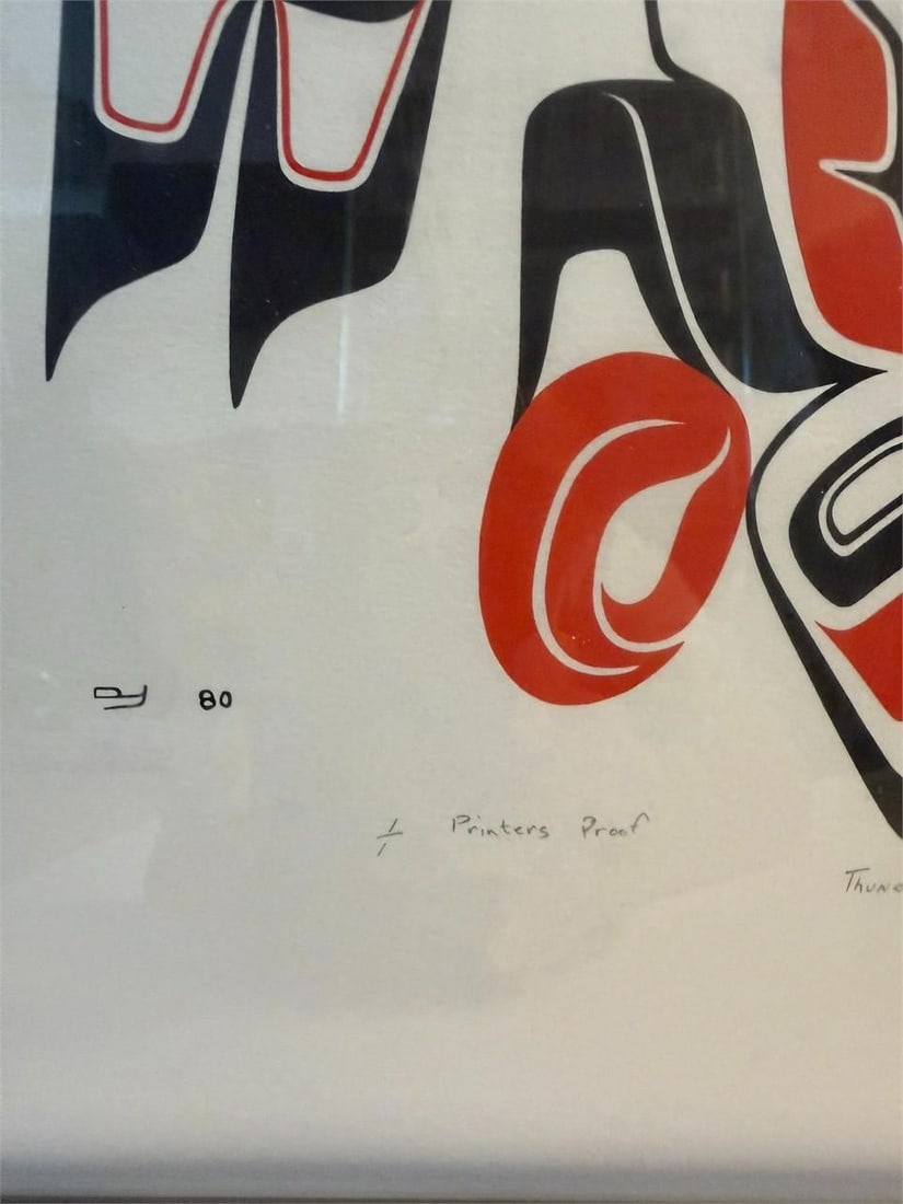 Native Art Thunderbird Printers Proof Don Yeomans - 2