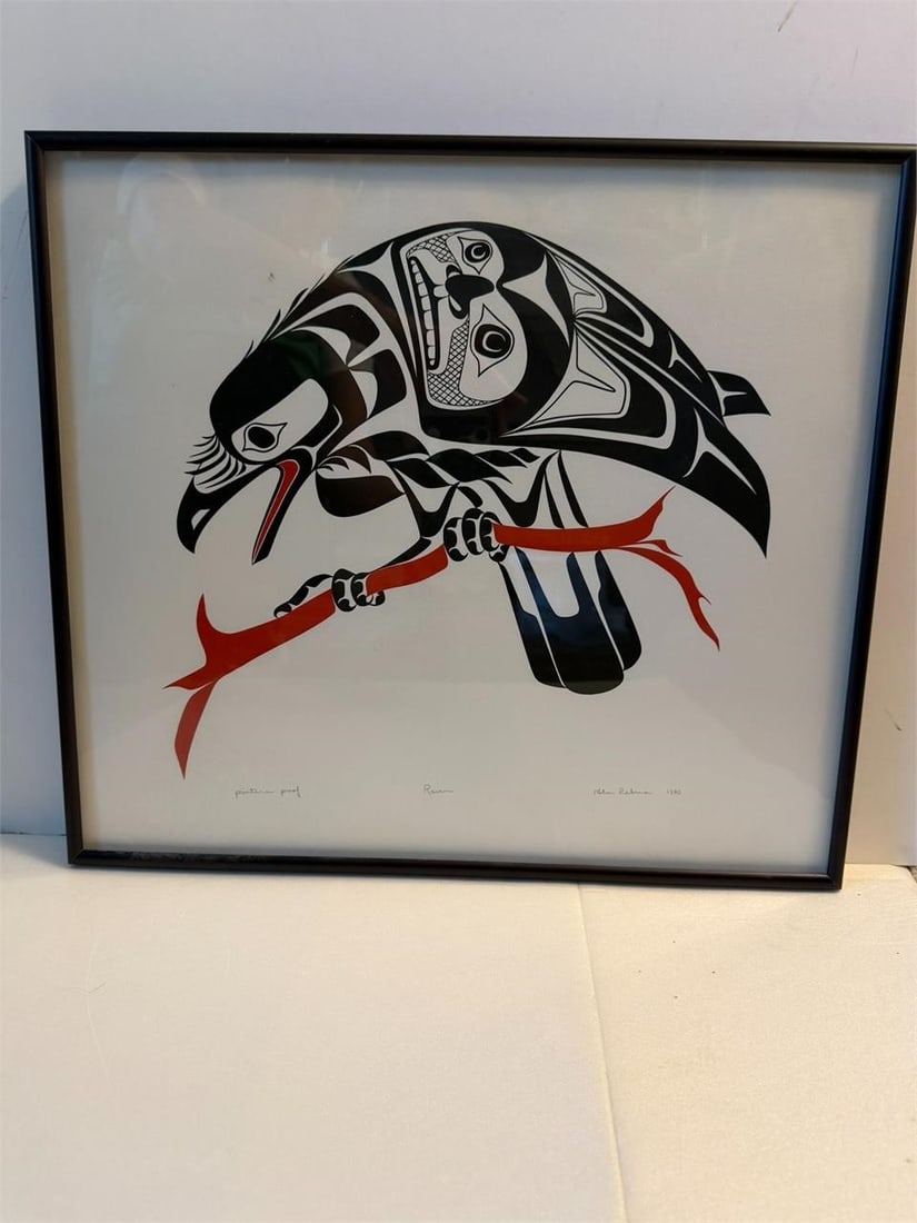 Native Haida Art Raven Printers Proof Glen Rabena (1 of 6)