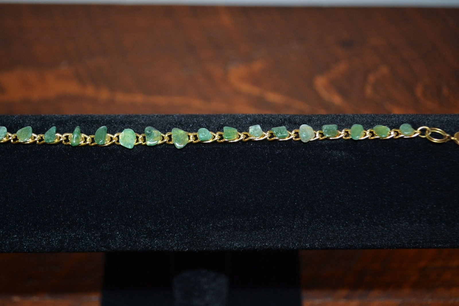 Natural Green Jade Color Stones Two 2 Bracelets: Natural Green Stones Bracelet 7"L x 1/4" WIDENatural Turquoise Color Stones BRACELET 7"L x 1/2" WIDE Never worn."Offered for the first time from our mother's estate. Originally purchased in the 1950s-