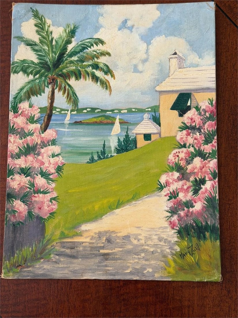 Island Watercolor Bermuda Artist Mary Zull (1 of 2)