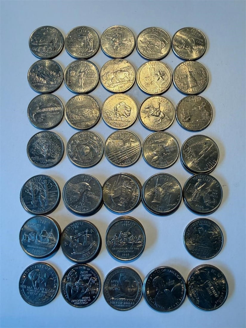 US Quarters State and American Women Series (1 of 3)