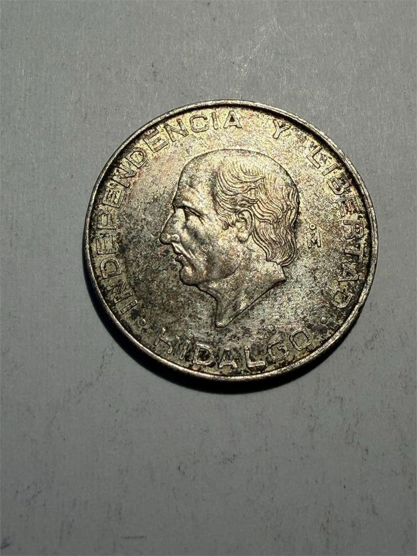 Mexico Ten 10 Pesos 1956 Lot of 1: Mexico 10 Pesos 1956 Lot of 1 SILVER .72