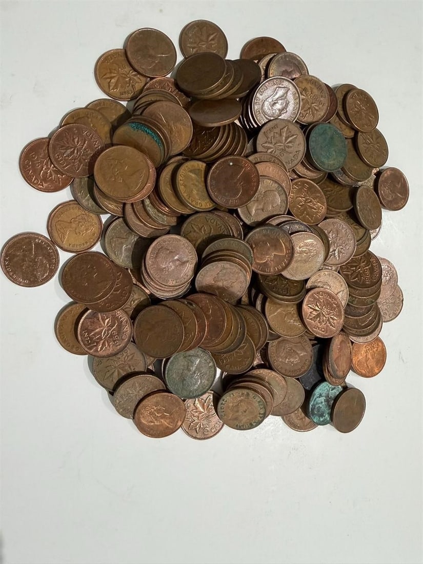 Canadian Pennies 1940's 1950's 1960's 1970's Bulk (1 of 1)