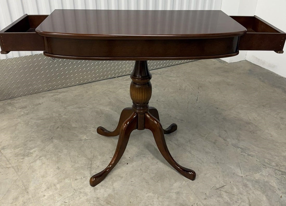 Duncan Phyfe Style Console or Card Table - 2