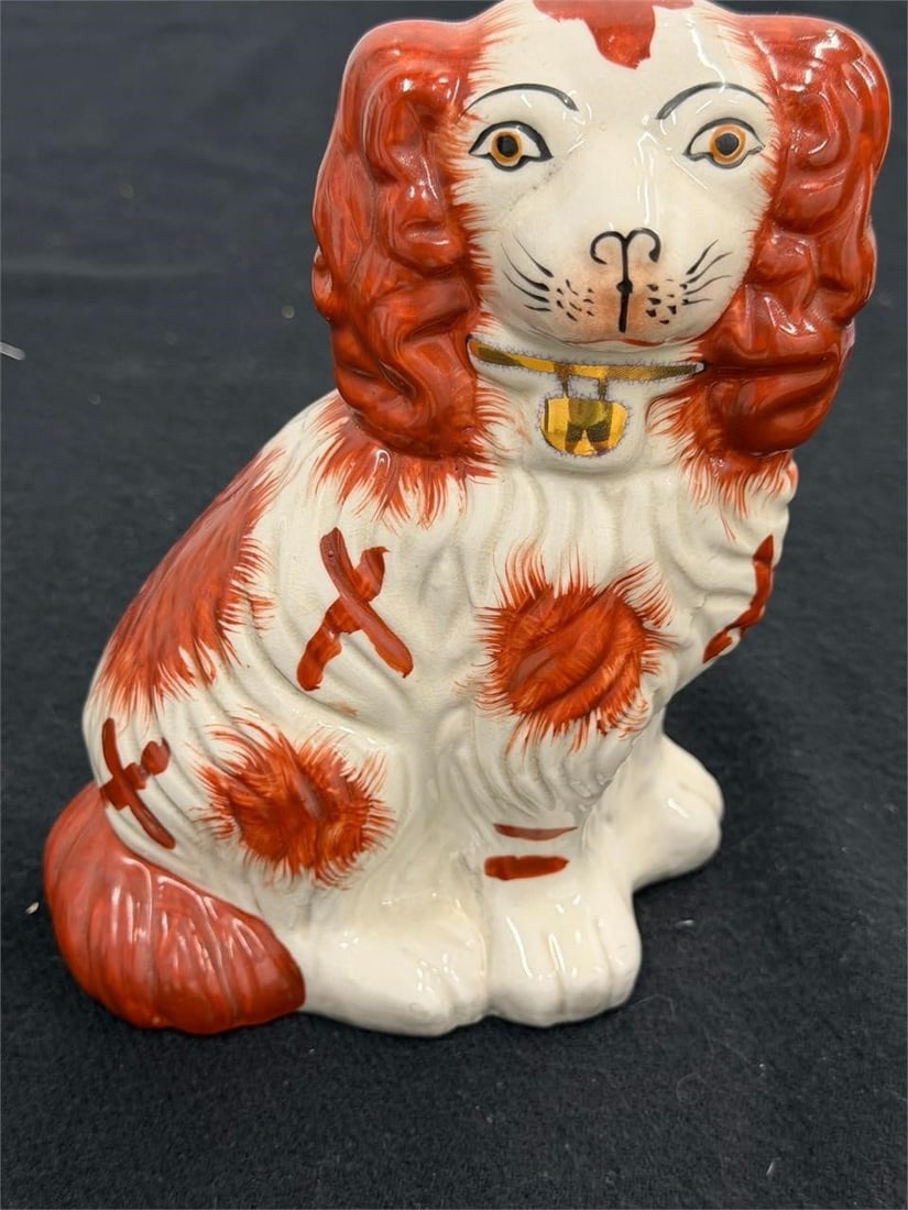 Vintage English Staffordshire Dog Glazed Ceramic (1 of 3)