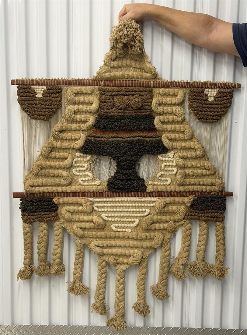Woven Fiber Wall Hanging Tapestry by Don Freedman (1 of 3)