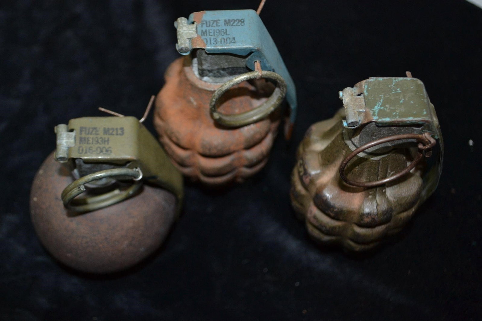 Lot of 3 US Practice Grenades (1 of 3)