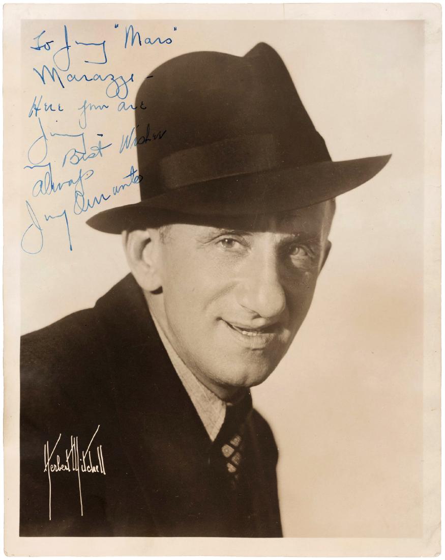 JIMMY DURANTE SIGNED PHOTO. - Nov 15, 2017 | Hake’s Auctions in PA