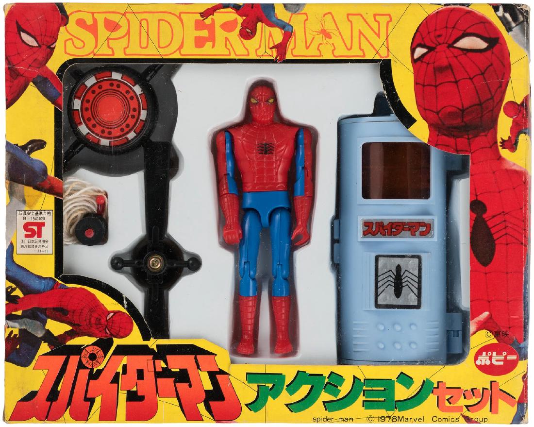 Popy Japanese Spiderman Boxed Bagged Figure Pair Jul 11 17 Hake S Auctions In Pa Popy Japanese Spiderman Boxed Bagged Figure Pair Jul 11 17 Hake S Auctions In Pa