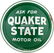 "ASK FOR QUAKER STATE MOTOR OIL" METAL DOME ADVERTISING