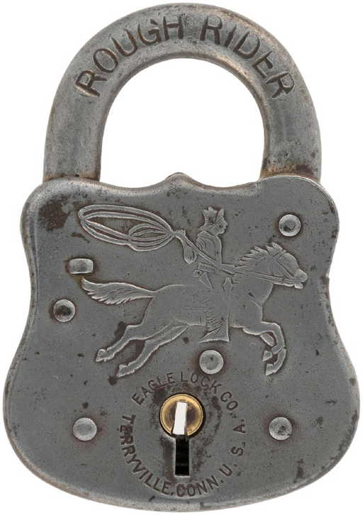 Roosevelt Rough Rider Lock And Original Key By Eagle Co Placeholder