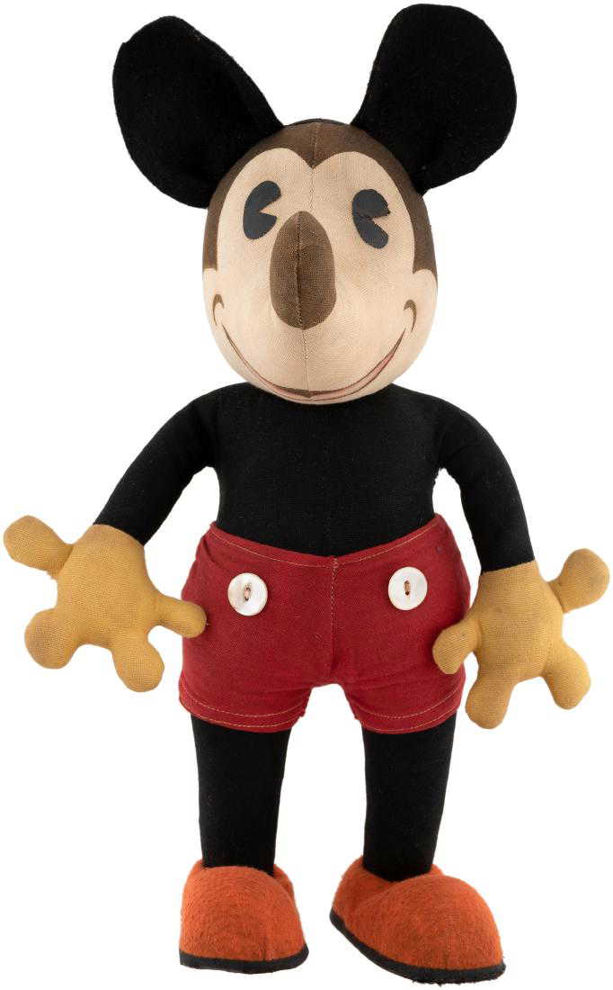 MICKEY MOUSE LARGE KNICKERBOCKER DOLL.