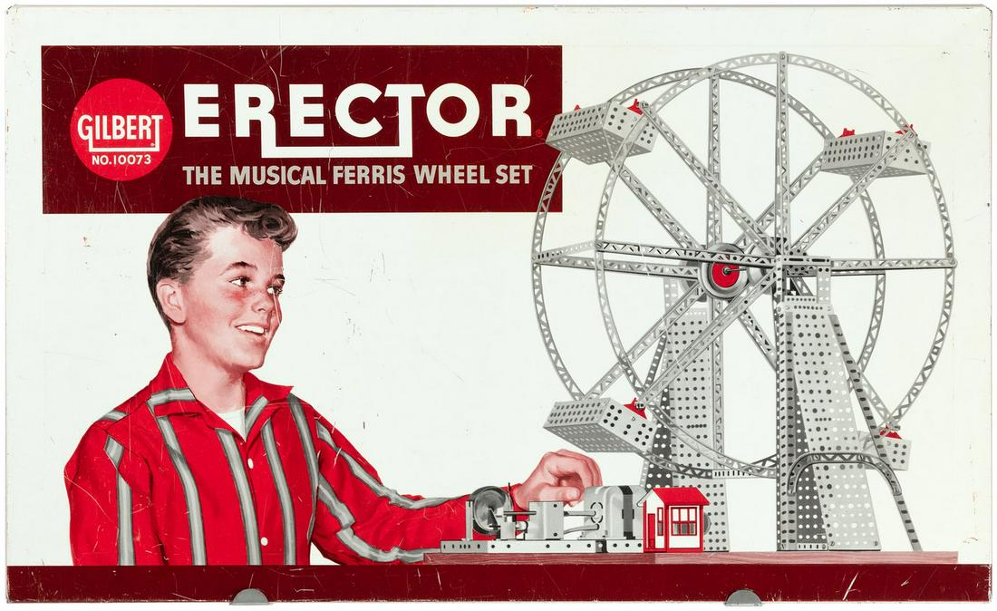 vintage erector set ferris wheel